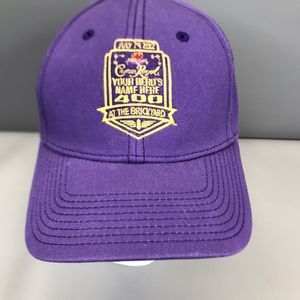 Brickyard 400 Crown Royal Hat Cap Purple 2012 The Game One Size Strapback Nascar